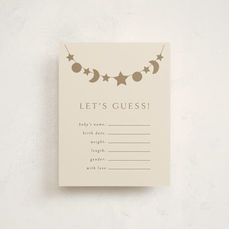 Baby Shower Insert Cards