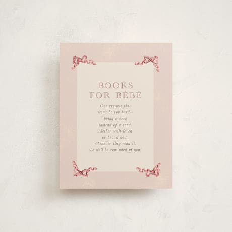 Baby Shower Insert Cards