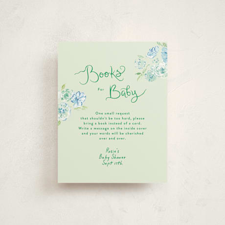 Baby Shower Insert Cards