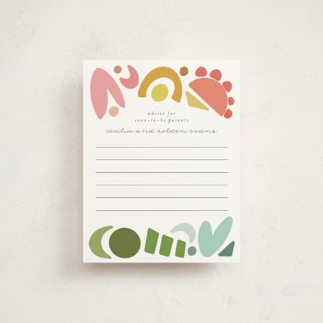 Baby Shower Insert Cards