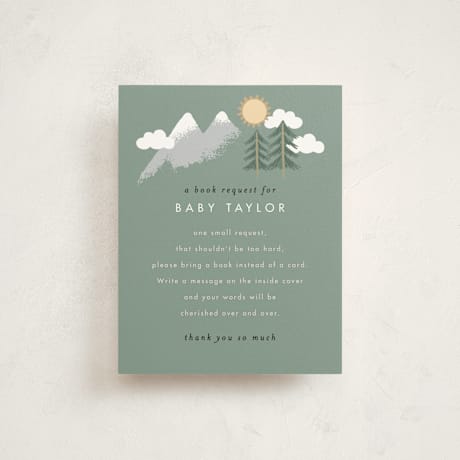 Baby Shower Insert Cards