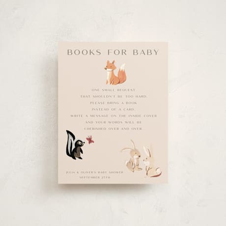 Baby Shower Insert Cards