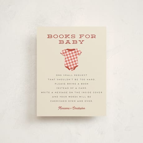 Baby Shower Insert Cards