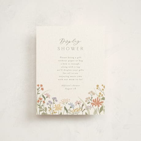 Baby Shower Insert Cards