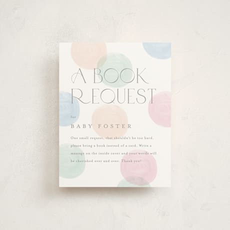 Baby Shower Insert Cards