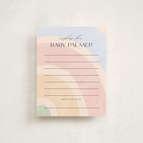 Baby Shower Insert Cards