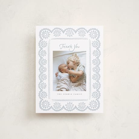 Flat Birth Announcement Thank You Cards