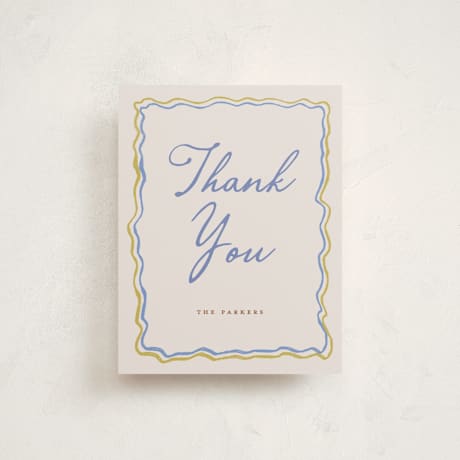 Flat Birth Announcement Thank You Cards