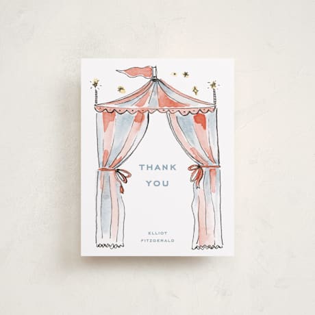 Flat Birth Announcement Thank You Cards