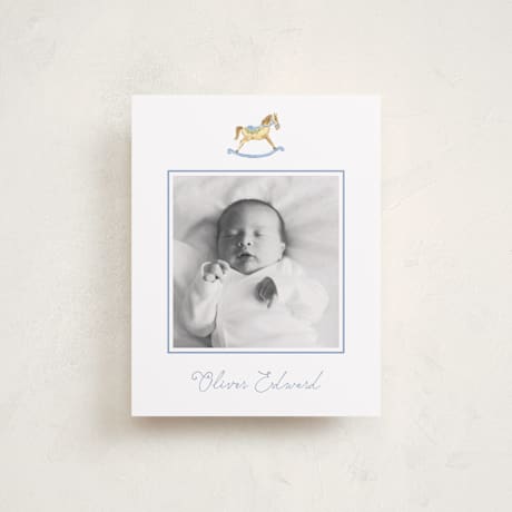 Flat Birth Announcement Thank You Cards