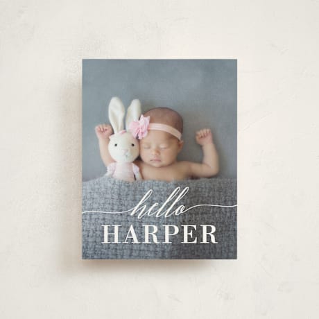 Birth Announcement Booklette Cards