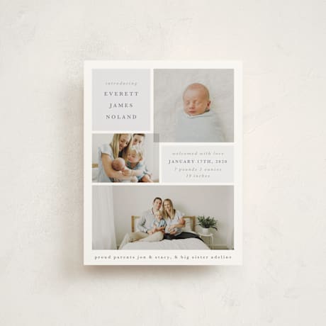 Birth Announcement Booklette Cards