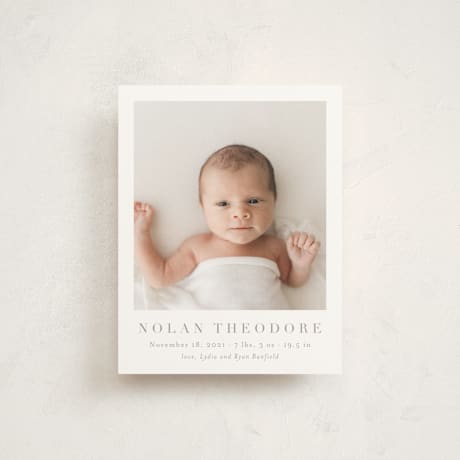 Birth Announcement Booklette Cards