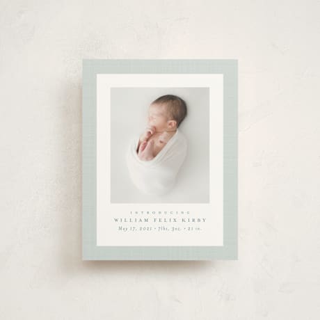 Birth Announcement Booklette Cards