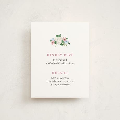 Debutante Party Enclosure Cards