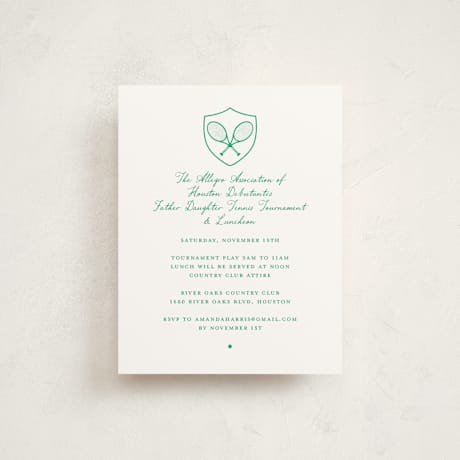 Debutante Party Enclosure Cards