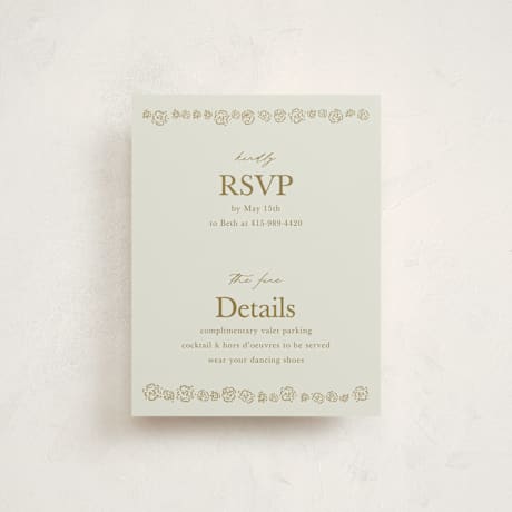 Debutante Party Enclosure Cards