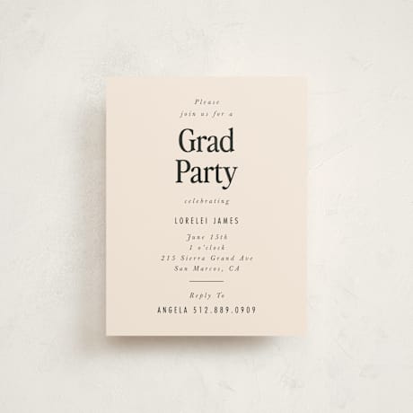Graduation Insert Cards