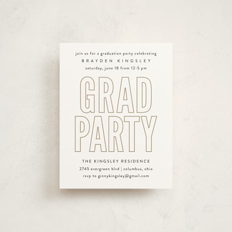 Graduation Insert Cards