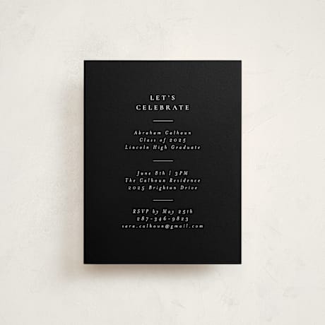 Graduation Insert Cards