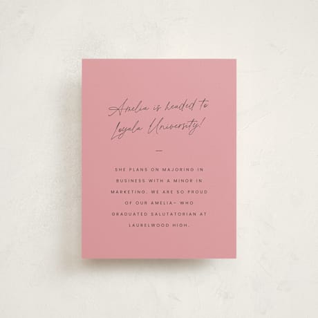 Graduation Insert Cards