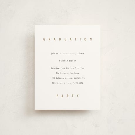 Graduation Insert Cards