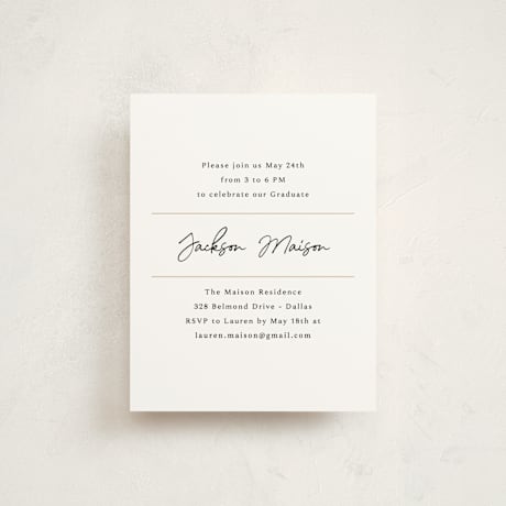 Graduation Insert Cards