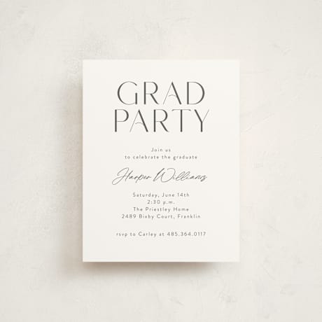 Graduation Insert Cards