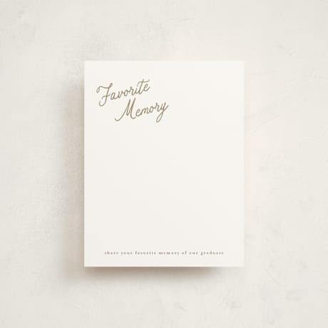 Graduation Insert Cards