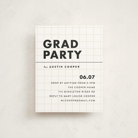 Graduation Insert Cards