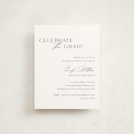 Graduation Insert Cards