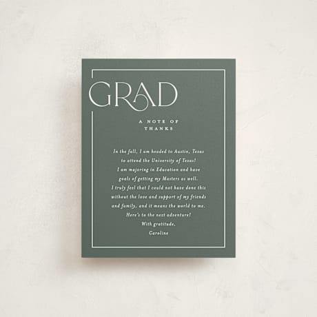 Graduation Insert Cards