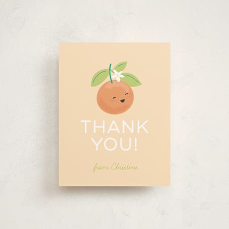 Flat Baby Shower Thank You Cards