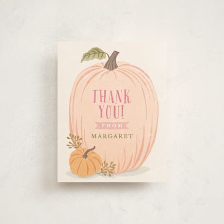 Flat Baby Shower Thank You Cards