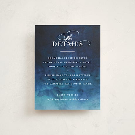 Mitzvah Direction Cards