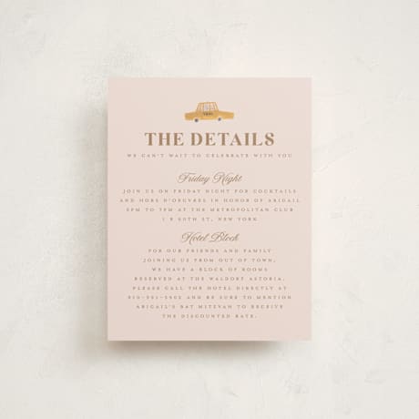 Mitzvah Direction Cards