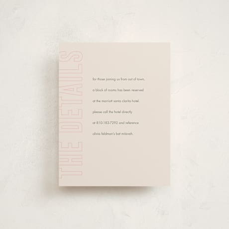 Mitzvah Direction Cards