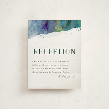 Mitzvah Reception Cards
