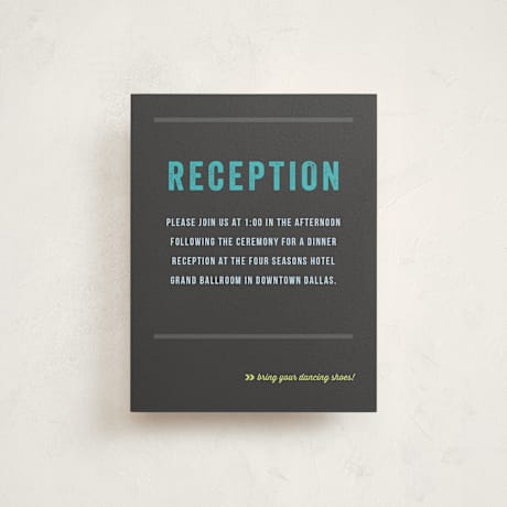 Mitzvah Reception Cards