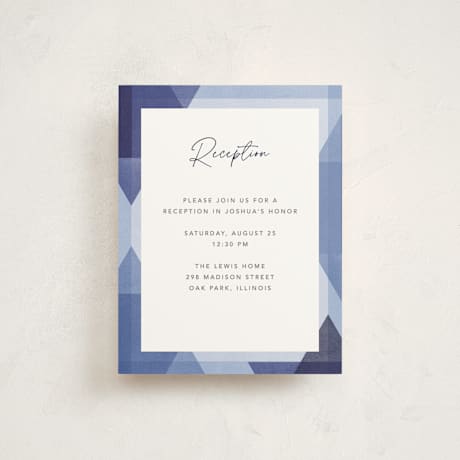 Mitzvah Reception Cards