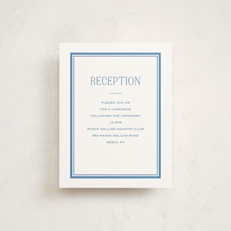 Mitzvah Reception Cards