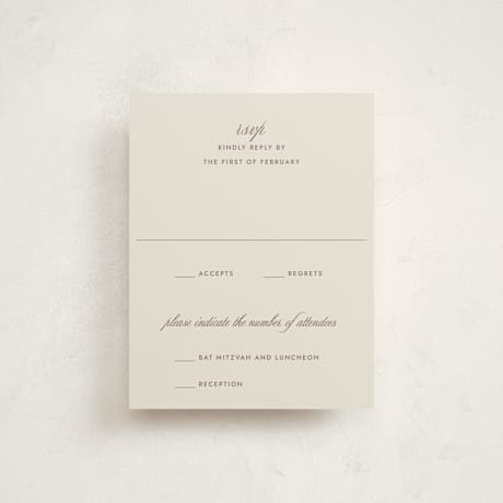 Mitzvah RSVP Cards