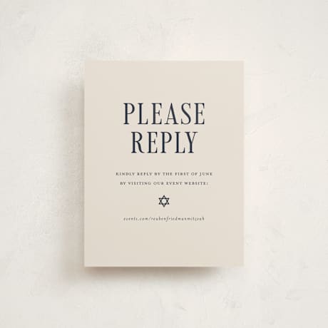 Mitzvah RSVP Cards