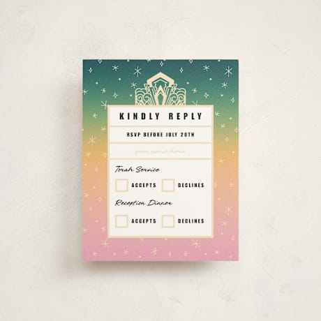 Mitzvah RSVP Cards