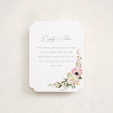 Baby Shower Insert Cards