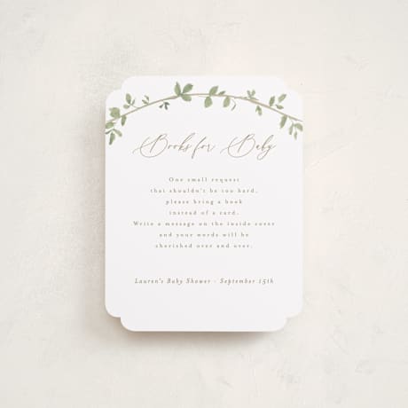 Baby Shower Insert Cards