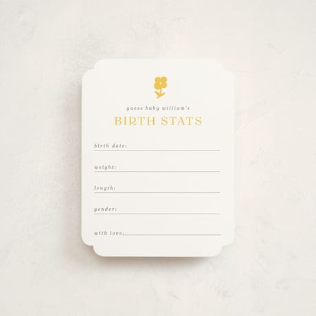 Baby Shower Insert Cards