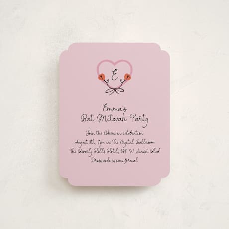 Mitzvah Reception Cards