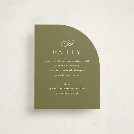 Mitzvah Reception Cards