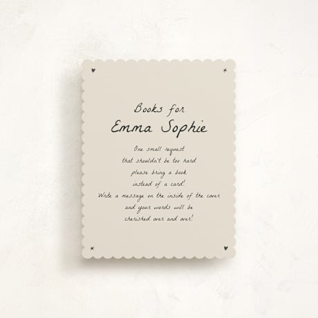 Baby Shower Insert Cards